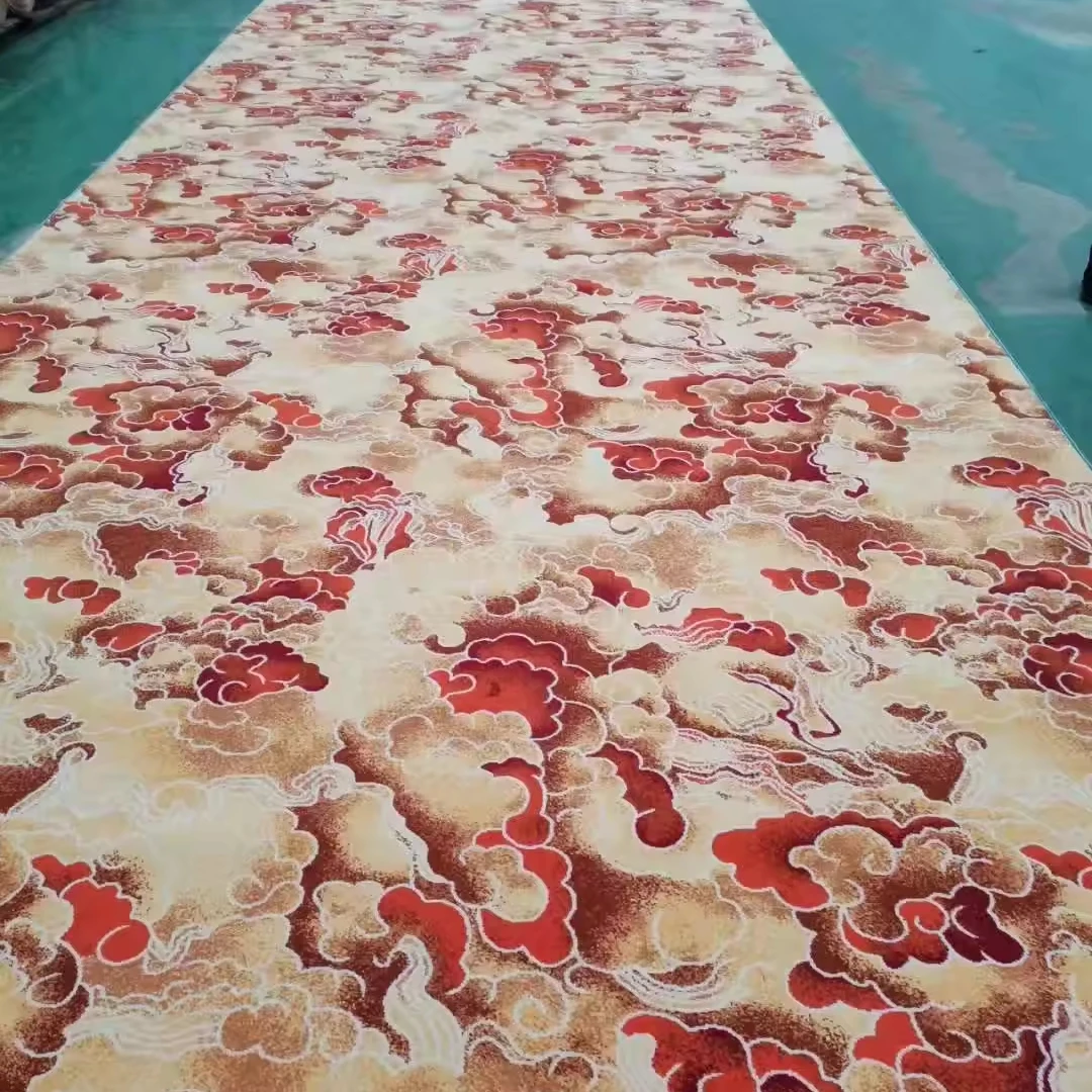 Hot Sell  Axminster 5 Star Hotel Wall to Wall Corridor Carpet Room Printed Carpet Luxury Hotel Lobby Carpet