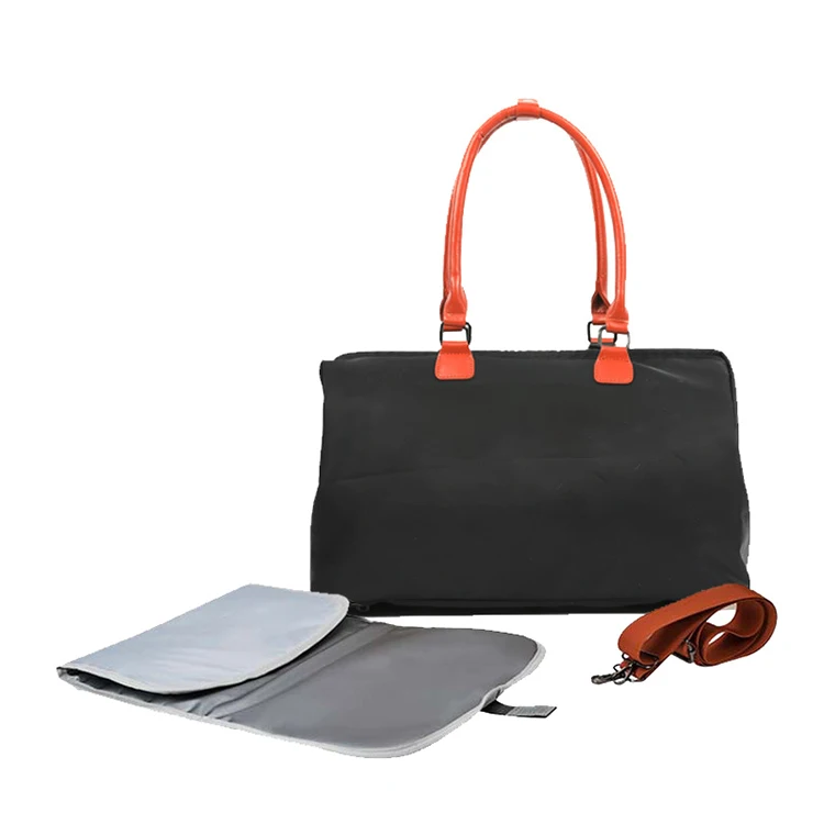 Factory Price Tote Diaper Bag Tote with Changing Pad Mommy Bag for Hospital Large Travel Tote Bag for Boys Girls