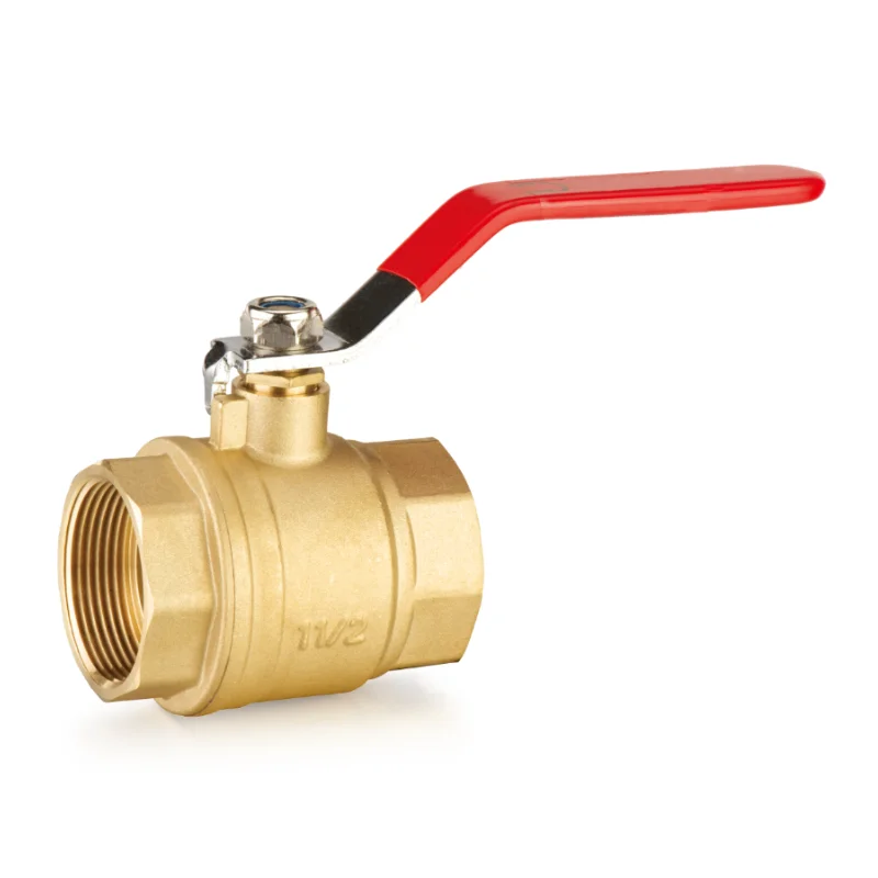 Cheap Price Factory Made Long Handle Water Oil Gas Threaded Connect Brass Forging Ball Valve