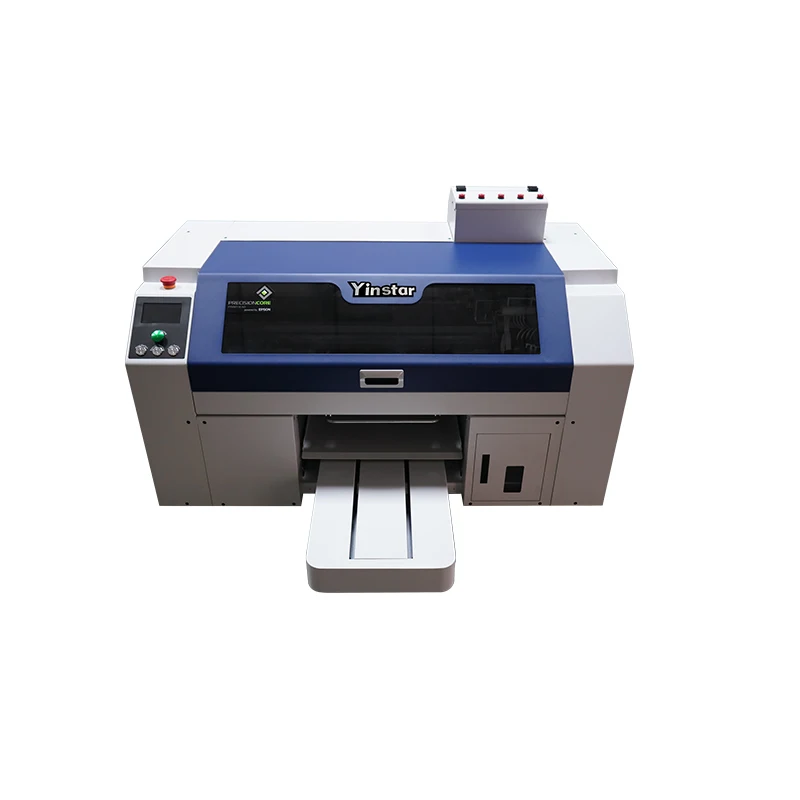 Yinstar DTG Printer Direct to Garment Printer T-shirt Printing Machine Inkjet Digital Printer for T-shirt with 2 i3200 Head