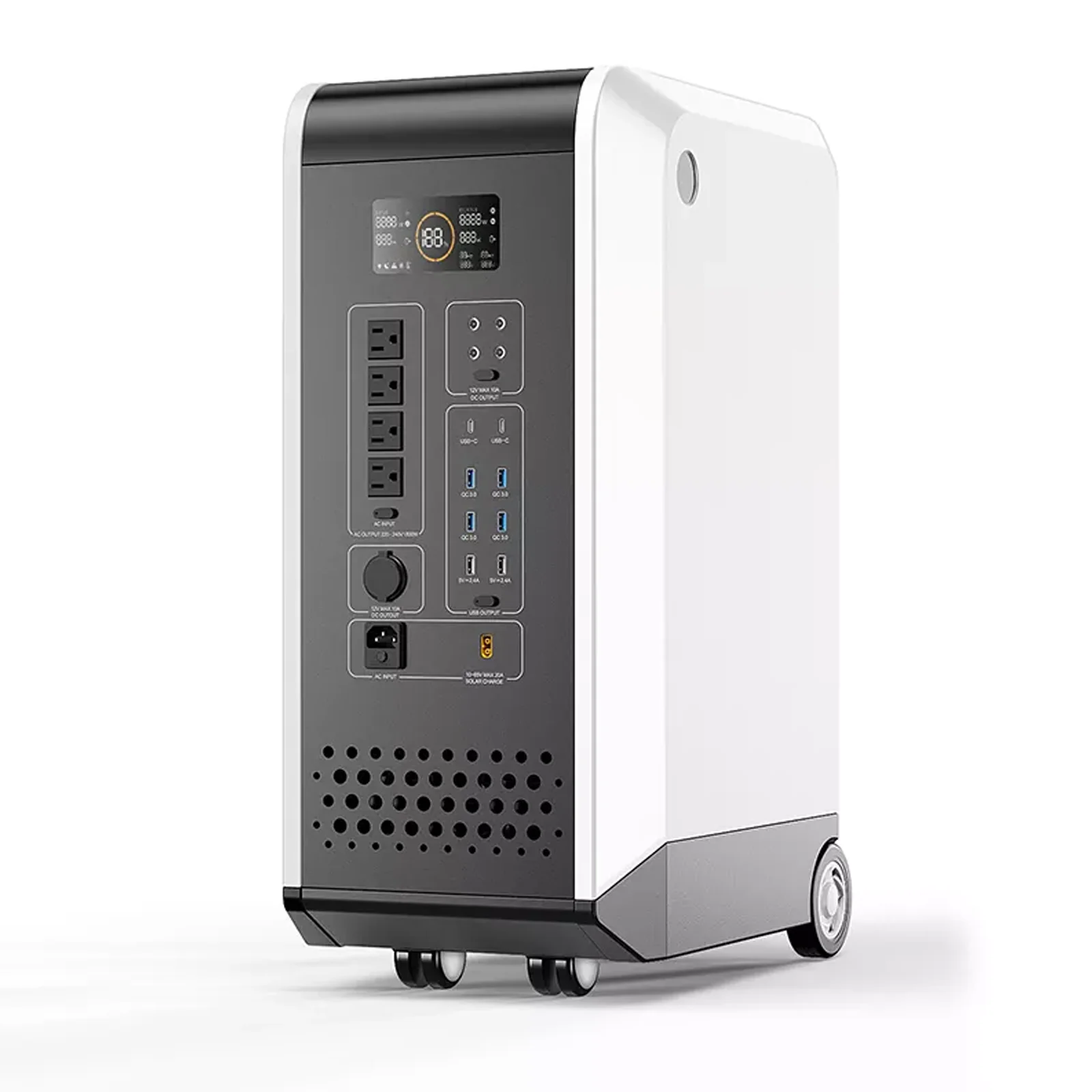 2000W LiFePO4 Домашнее использование мини портативный аккумулятор электростанции домашний генератор резервного копирования 5000W с PD Type-C для ноутбука Power Bank
