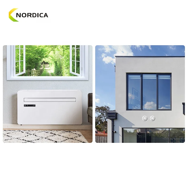 8000btu, 10000btu, 12000btu Wall Monoblock Aire Acondicionado  All in One Aire Acondicionado Without Outdoor Unit