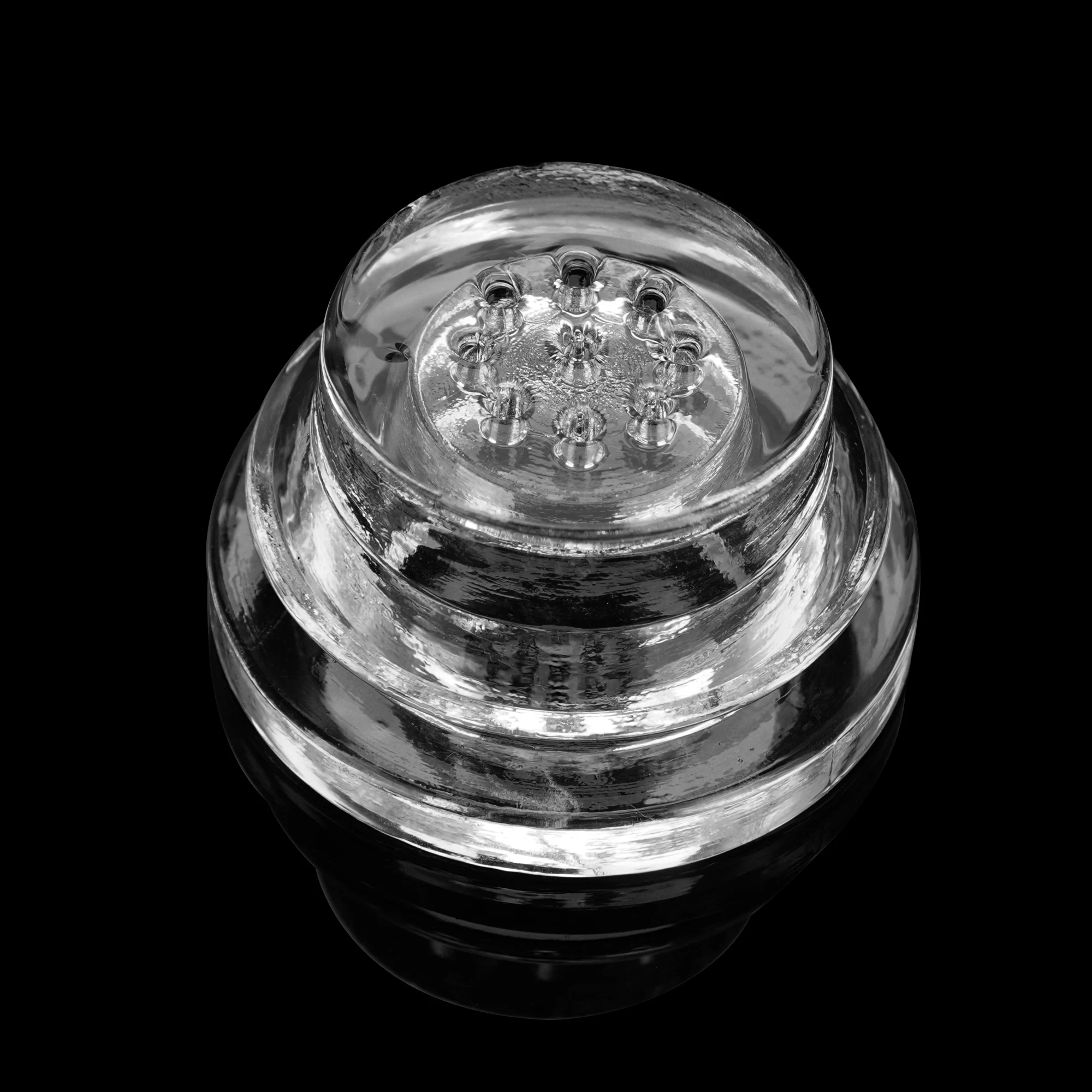 
Wholesale High Quality E-cigarette Glass Bottom Sits Transparent Color 