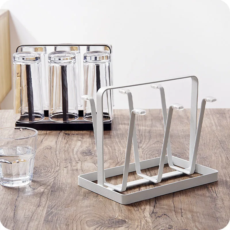 Iron Coffee Mug Holder Glass Cup Drying Rack