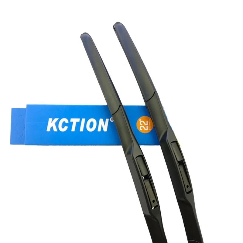 Kction factory premium quality universal Standard WIPER Natural rubber refill new hybrid U-hook windscreen wiper