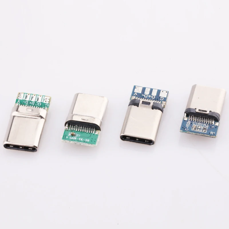  «Сделай сам» 24pin USB 3 1 Тип C штекер и гнездо разъем типа SMT с печатной