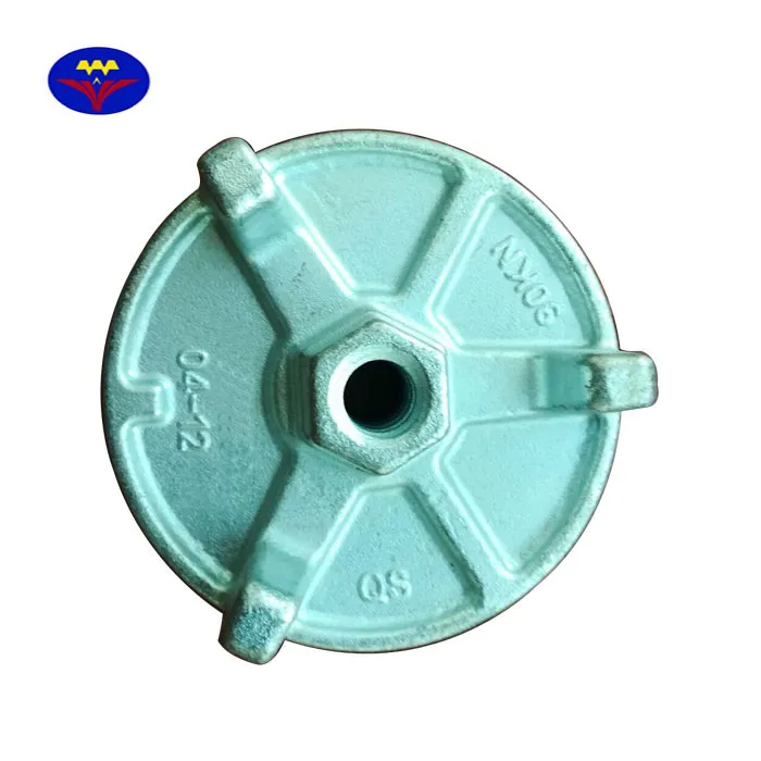 Concrete Column Construction Metal Formwork Threaded Bar/Tie Rod Casted Iron Round Flanged Wing Nut