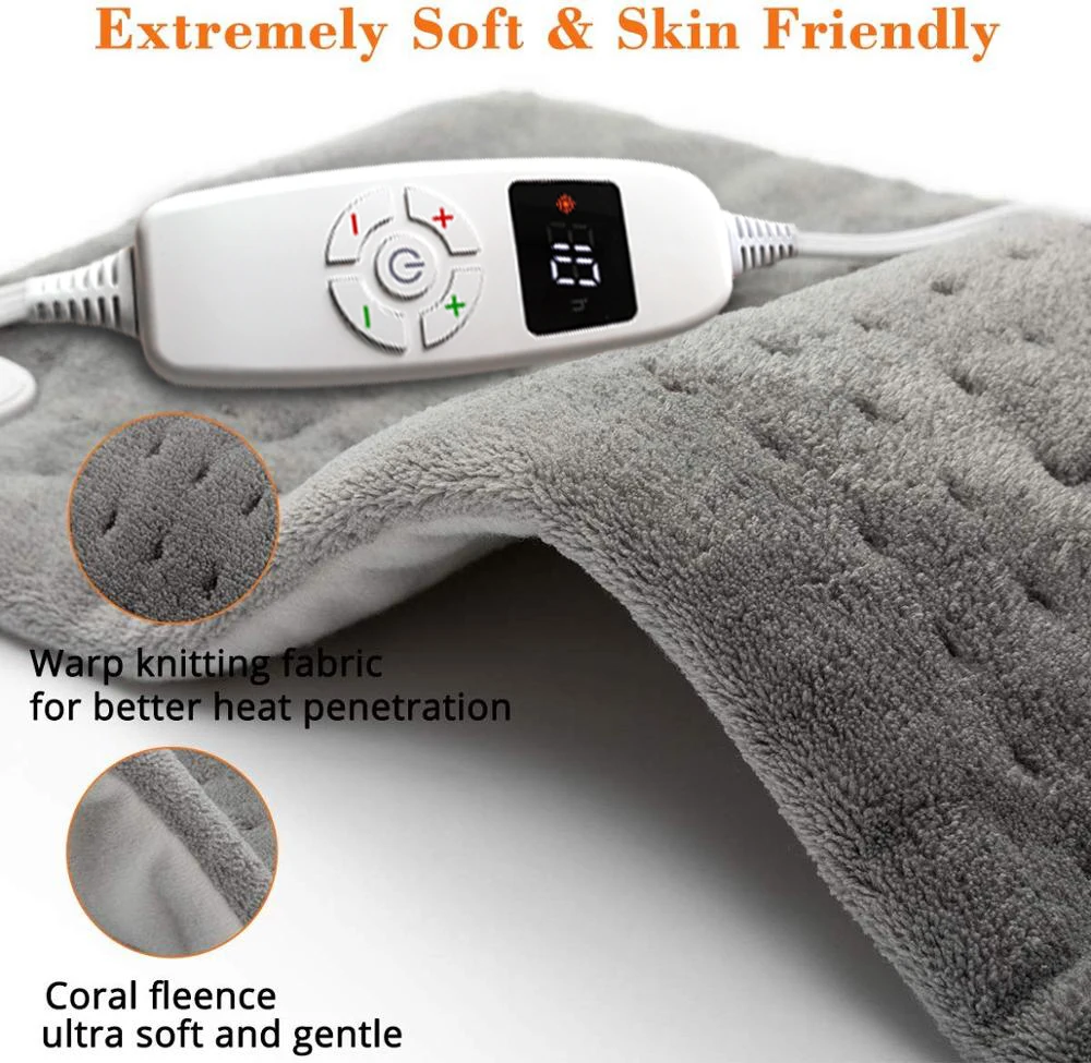 Direct Selling machine washable Overheat Protection heating pad electric