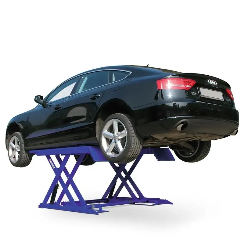 Hot selling 4T Hydraulic Scissor Car Lift auto repair use scissor lift full rise scissor car lift