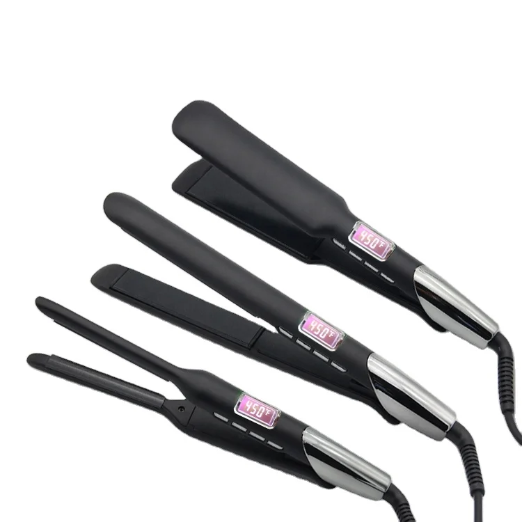 Утюжок для выпрямления волос ihongSen 450F на заказ, плоские утюги из Китая, быстрый нагреватель Mch, выпрямитель для волос с ЖК-дисплеем