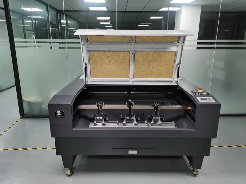 1390 CO2 Laser Cutting Engraving Machine Three-head Cutter for Jewelry Metal processing Industry CE Certified