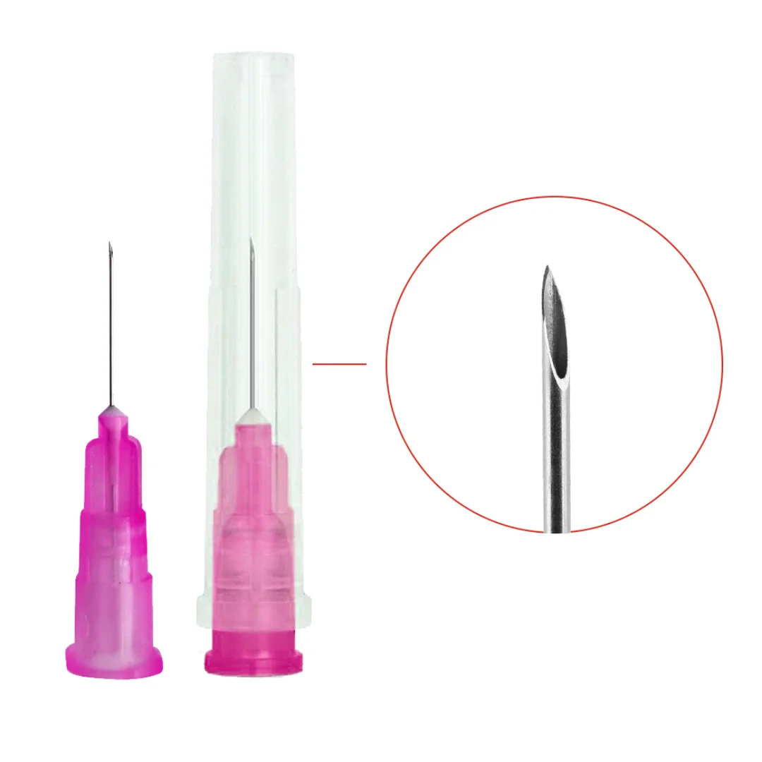 Medical Sterile Stainless Steel Dermal Filler 30g 32g 34g Hypodermic Needle Blunt Tip Micro Cannula