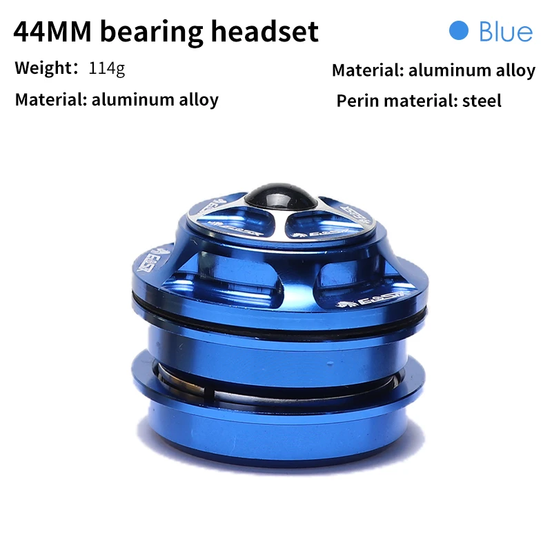Eiosix 44mm aluminum alloy mtb headset road bike headset double containment vessel cnc sealed bearing bicycle headset