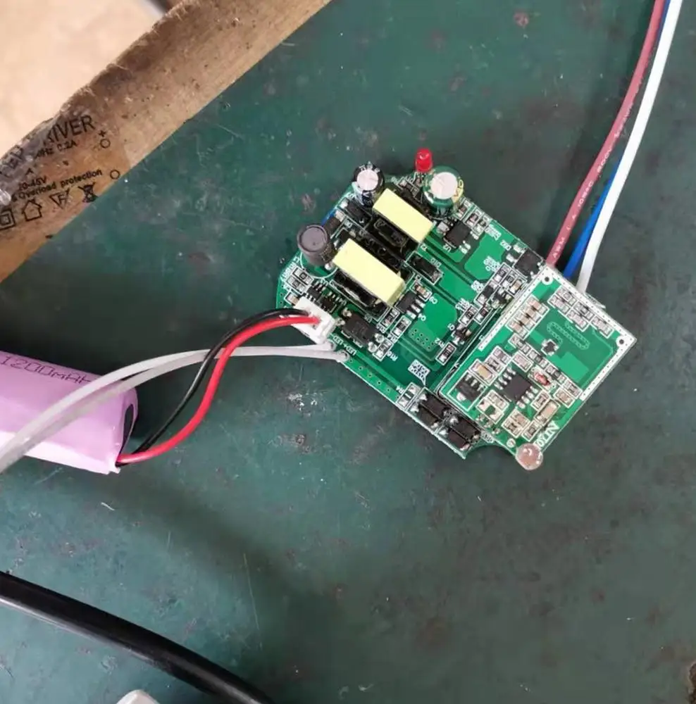 led emergency driver 8-24w output DC24-75V 200ma 3 hours with radar sensor and photocell no interference