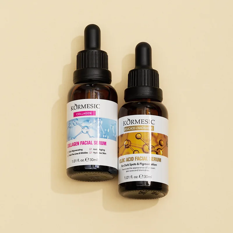 KORMESIC Skin Care Moisturizing Collagen Hyaluronic Acid Serums For Face Whitening Niacinamide Vitamin C Face Serum