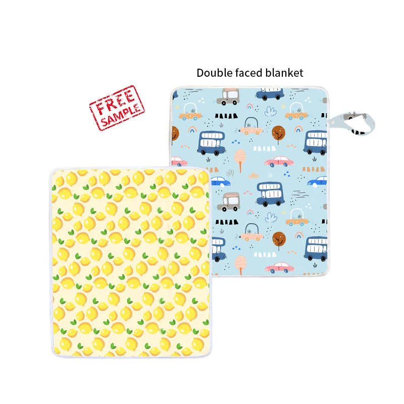 baby changing mat front and back different customized print color washable waterproof portable baby changing pad