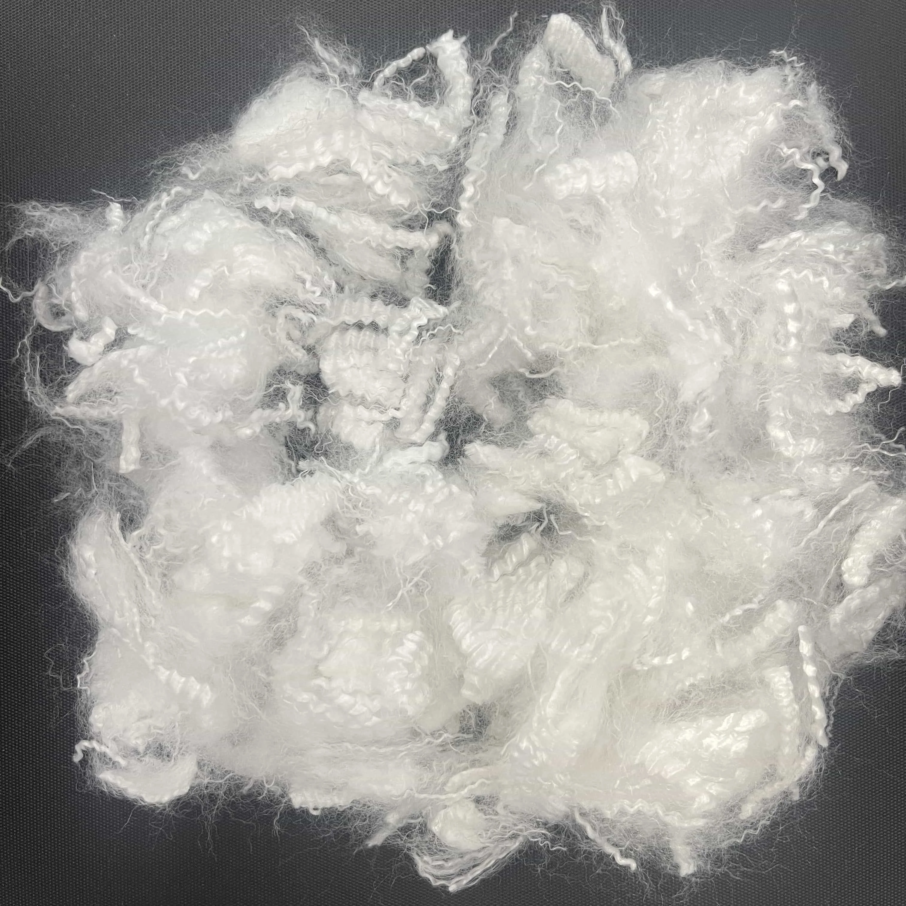 New 1.2D*25mm Polyester Fiber Materials Satple Fiber Fill Product No Silicon