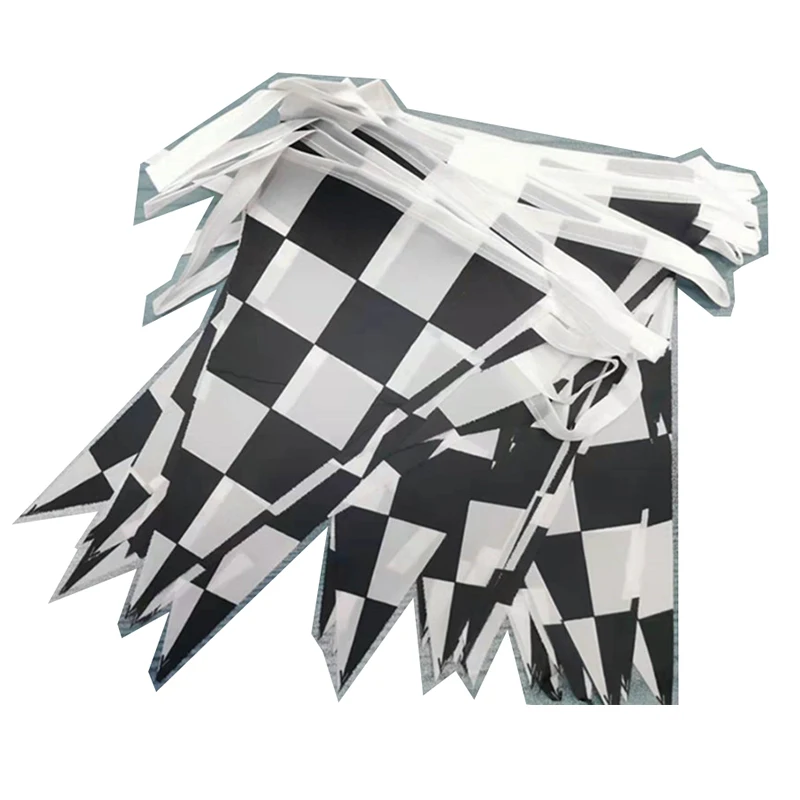 Customized logo printed 14cmX21cm   cotton burlap happy birthday bunting flag