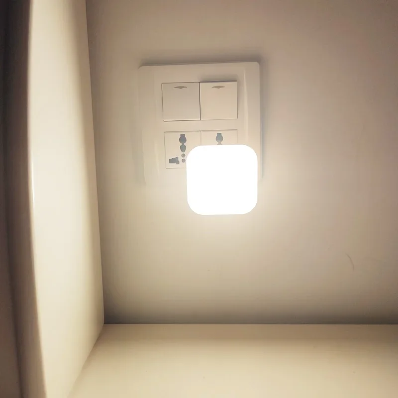 Timjay With Sensor Automatic Dusk to Dawn Sensor Baby Gift Romantic Color Plug Socket Lamp LED Nightlight