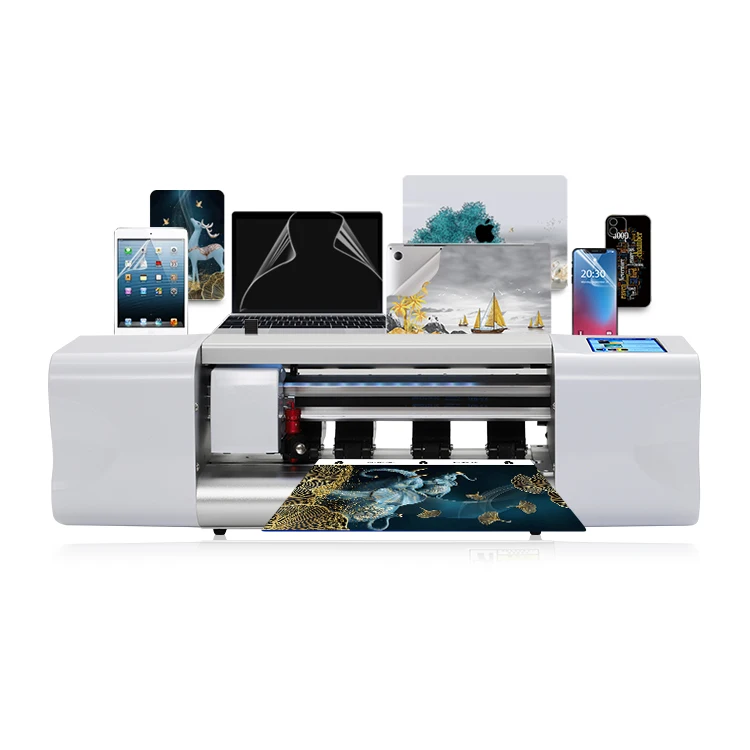 Mobile Phone Fone Back Cover Film Pattern Design Screen Protector Cutting Machine Big Size For Laptop