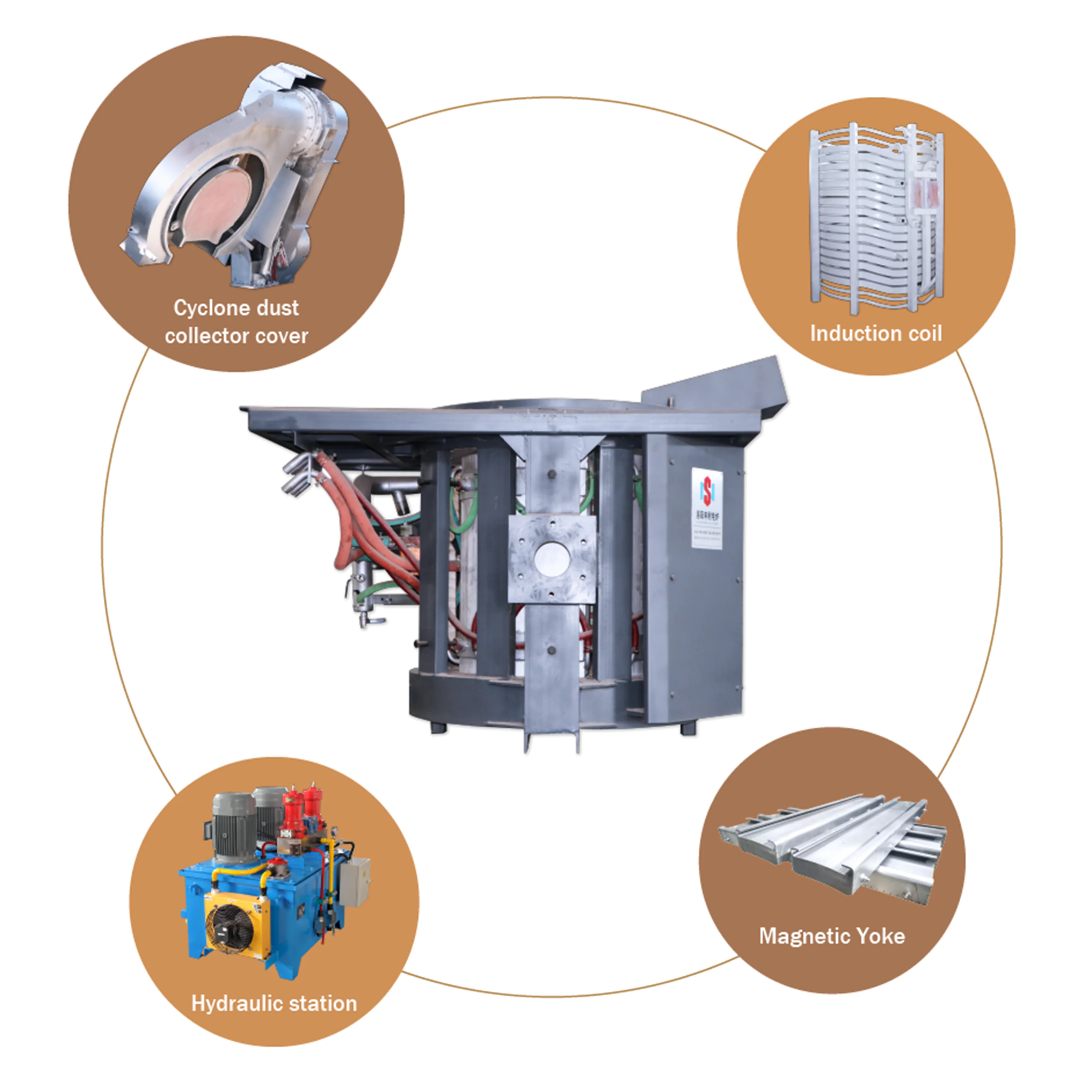 China Furnace Iron Melting Furnace Electric Induction Scrap Iron Melting Furnace