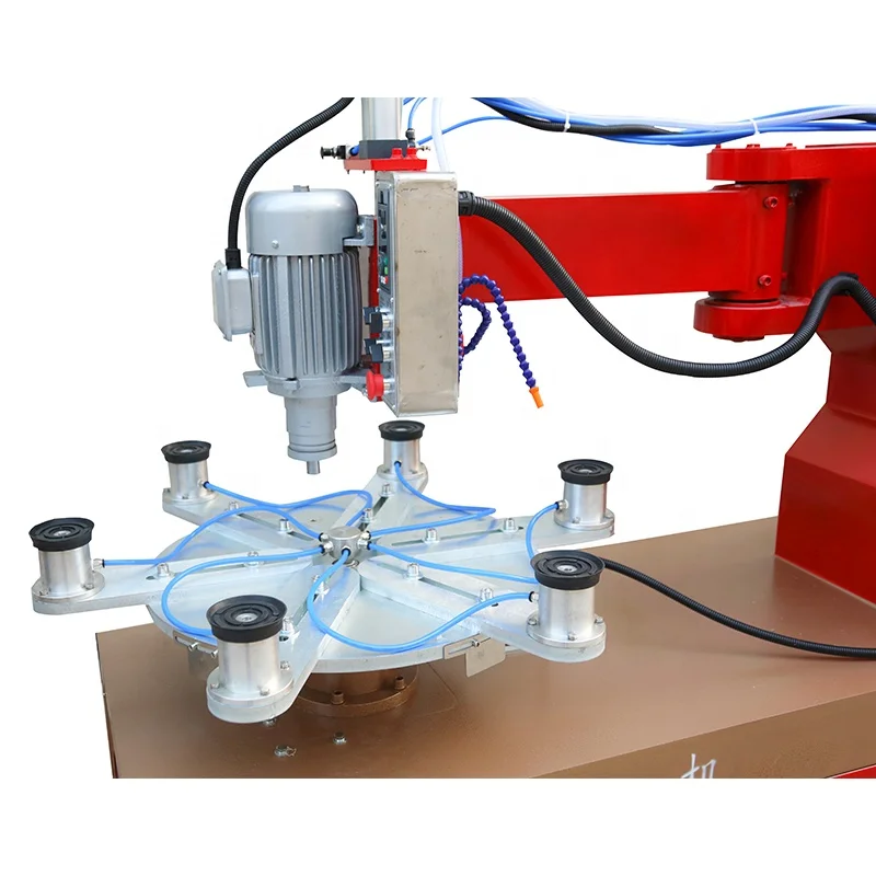 Integrated basin high quality surface electric dustless servo control edge floor grinder polisher polishing machine