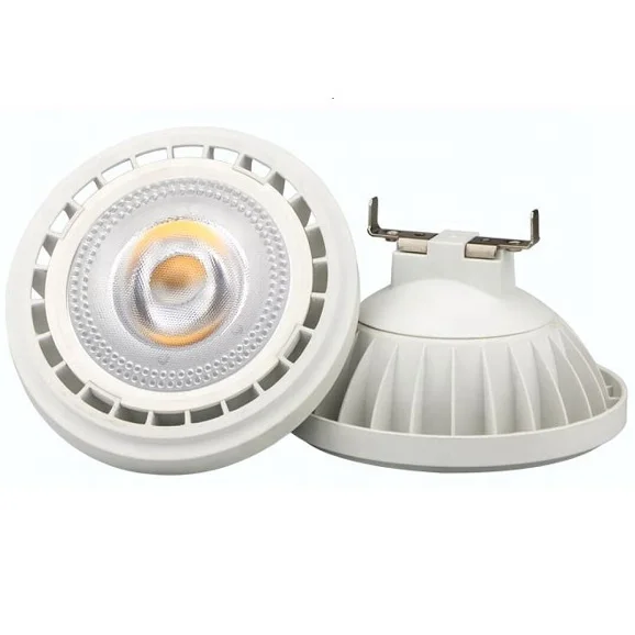 Factory Wholesale Price 12W COB Ar111 Led Spotlight Lamp With AC100-240V QR111 Bulb Light G53 GU10 Base
