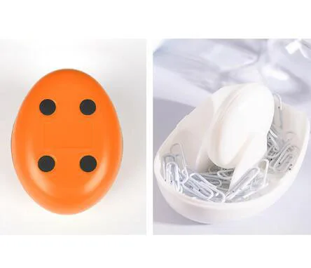 Factory wholesale Custom Desk Magnetic Clips Dispenser storage box desktop accessories Paper Clip Holder For School Office home