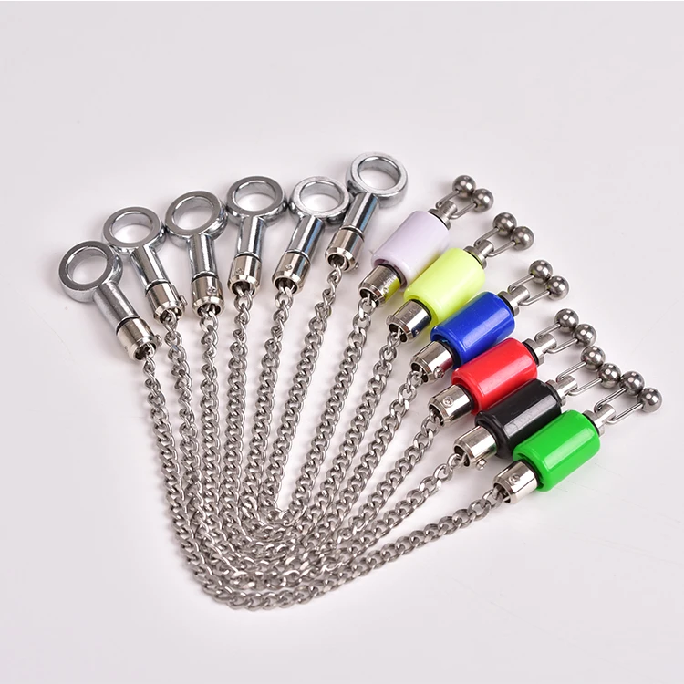 Cheap four color head fishing bite alarm connector swing device fishing swinger SW12M