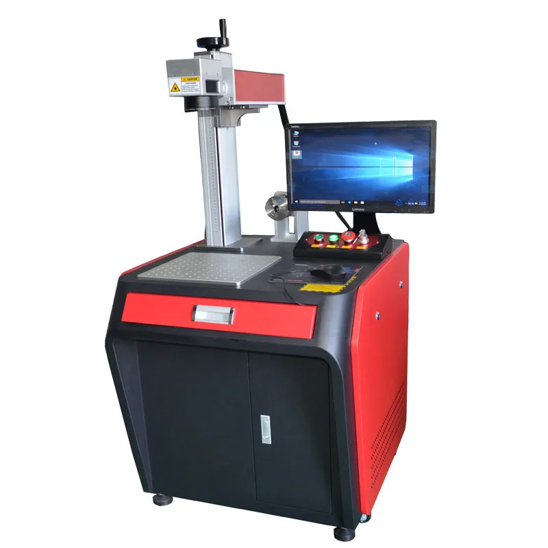 Hot Sale Raycus 20W 30W 50W Fiber Laser Marking Machine for marking metal