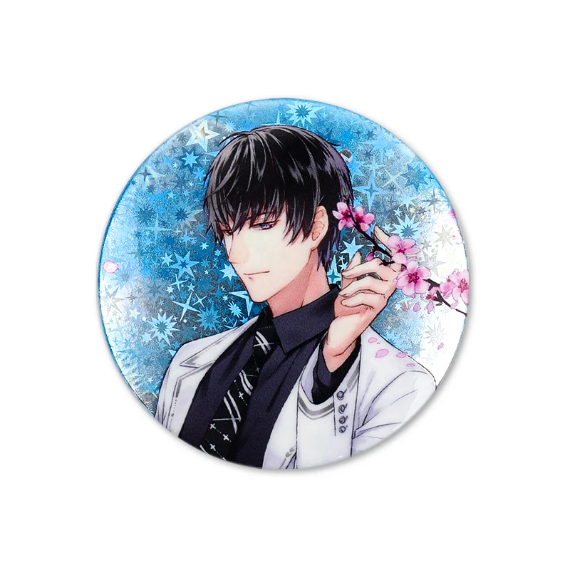 Manufacture Vograce Cheap Logo Custom Badge Button Pins Printed Safety Shirt Tinplate Badges With Safety Pin For Promotional