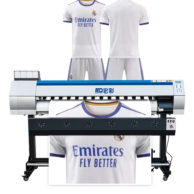 Locor factory impressora 6ft/1.8m high quality dye sublimation prinetr for soccer tshirt