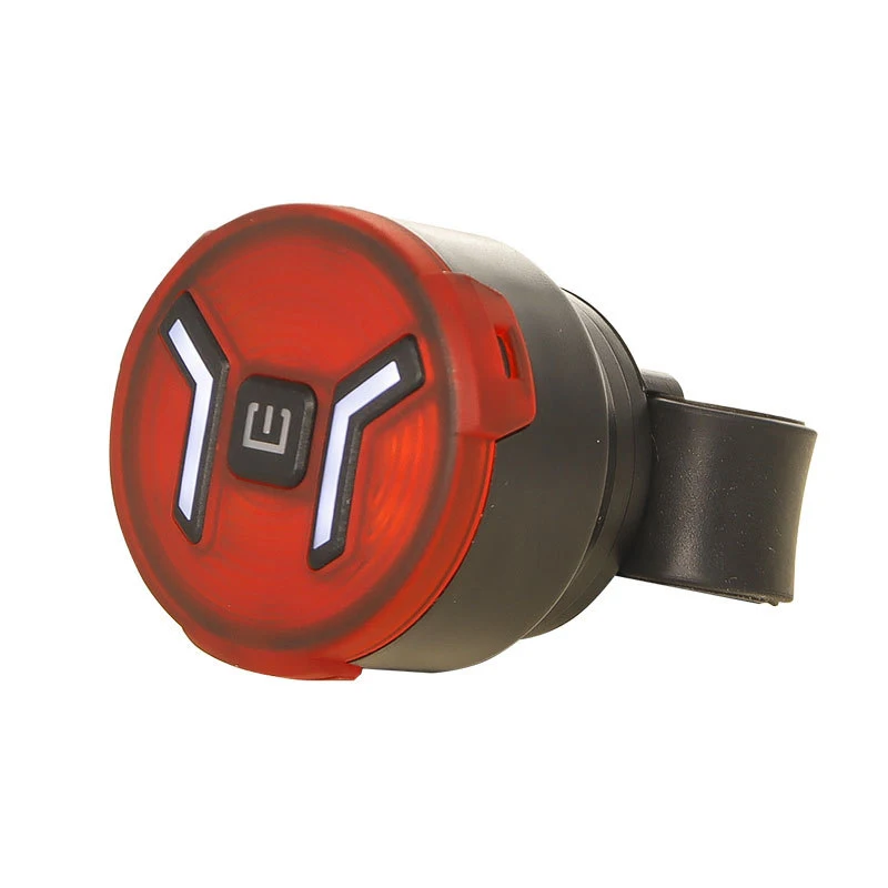 universal USB rechargeable type-c night riding rear light red bicycle light round tail lamp bike light riding safety flashing