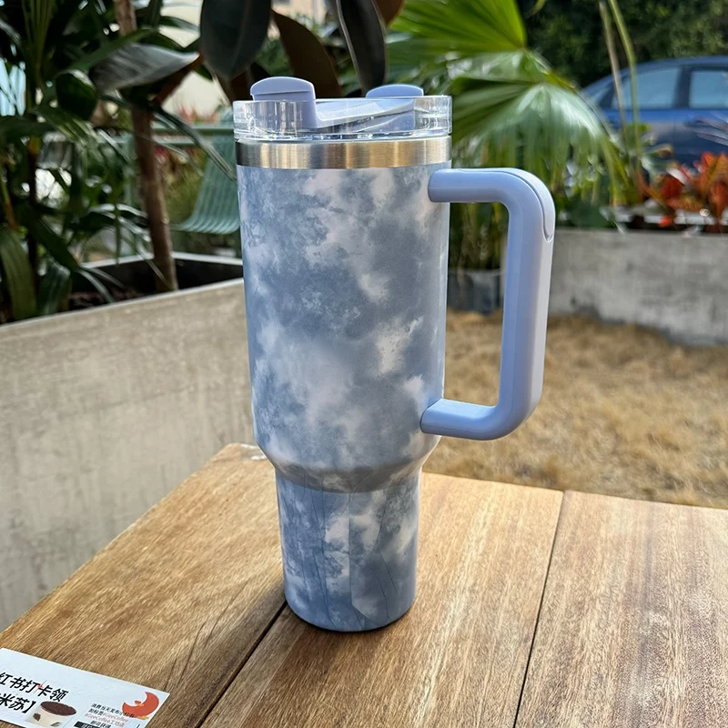 HOT Selling Double Wall Vacuum Mugs Insulated Stainless Steel Tumbler Cup 40 oz 40oz Tumbler with Handle
