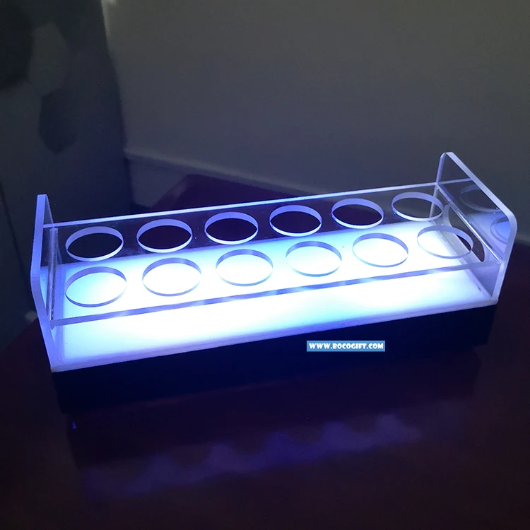 Акриловый поднос для очков с 12 отверстиями