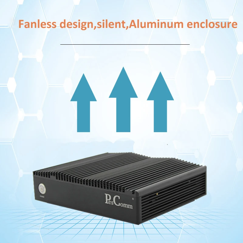
Rugged Network Server Fanless Firewall Industrial In All In One Mini PC for Appliance Storage Vide J1900 4 6 nic Router Computer 