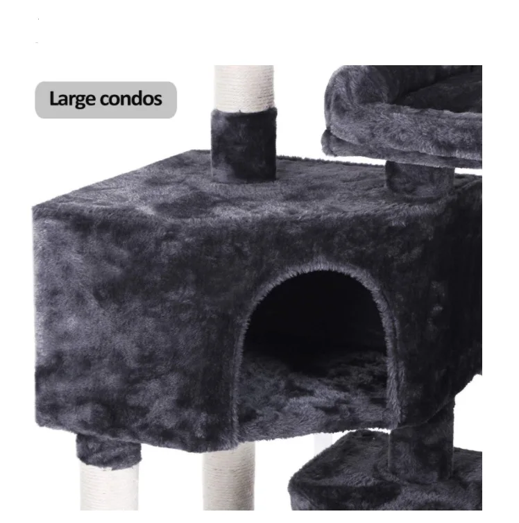 Oem Wholesale Professional Cat Furniture House Modern Large Cat Tree House Jumping Platform Cat Climbing Frame