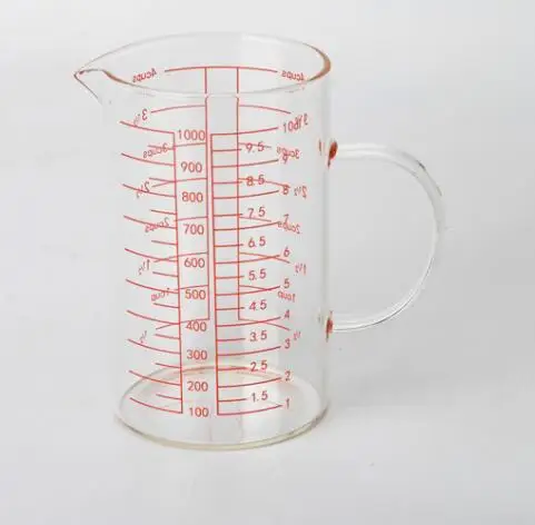 Kitchen measuring tools high borosiliacte glass measuring cup
