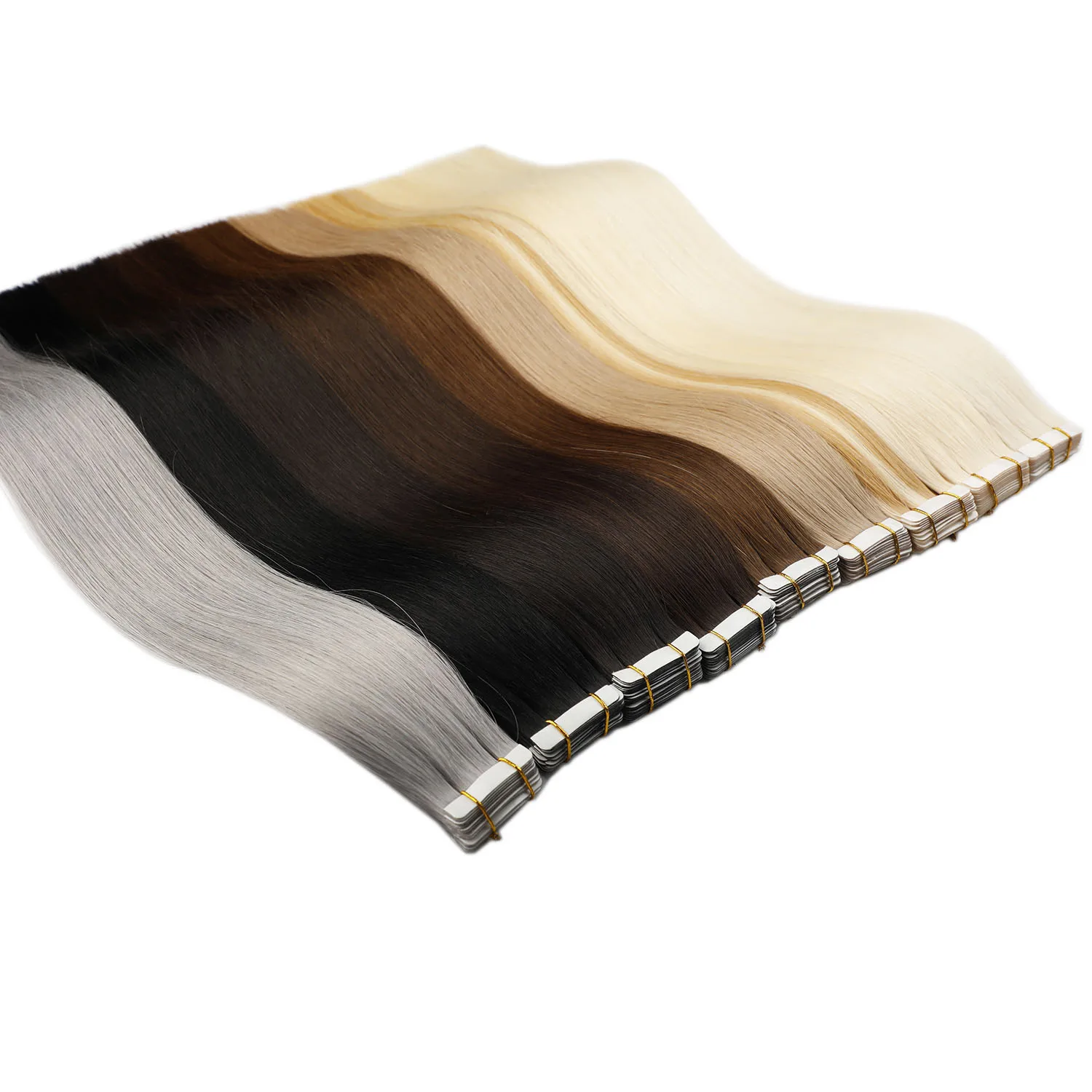 Top Quality Hair Extension Tape In Double Drawn Light Tangling Free Hair Tape Extension Human