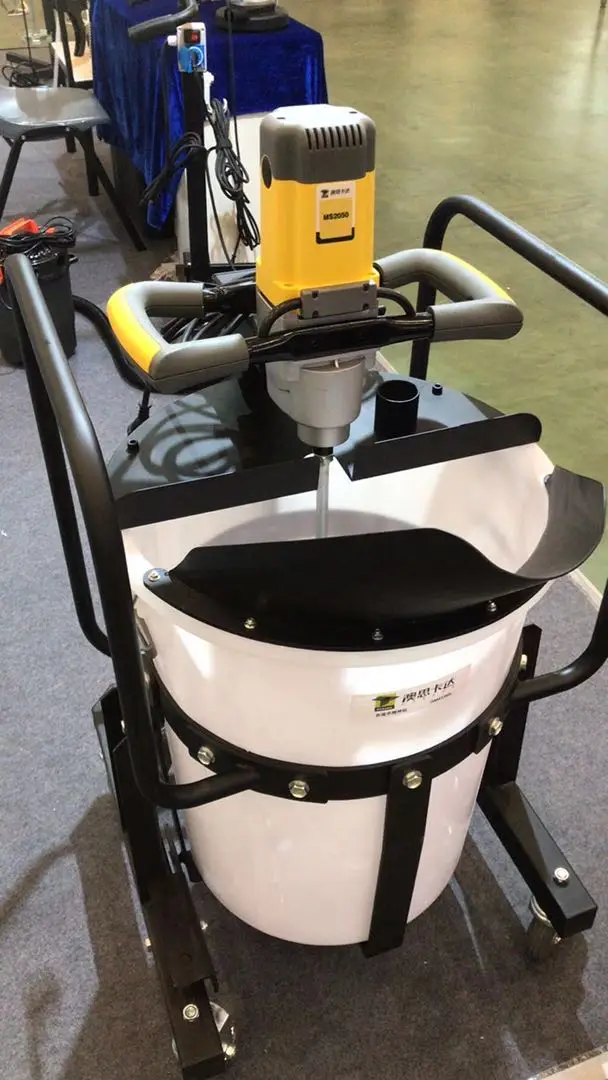 KINTY portable concrete mixer mini hand concrete paint mixer concrete mixer manual price