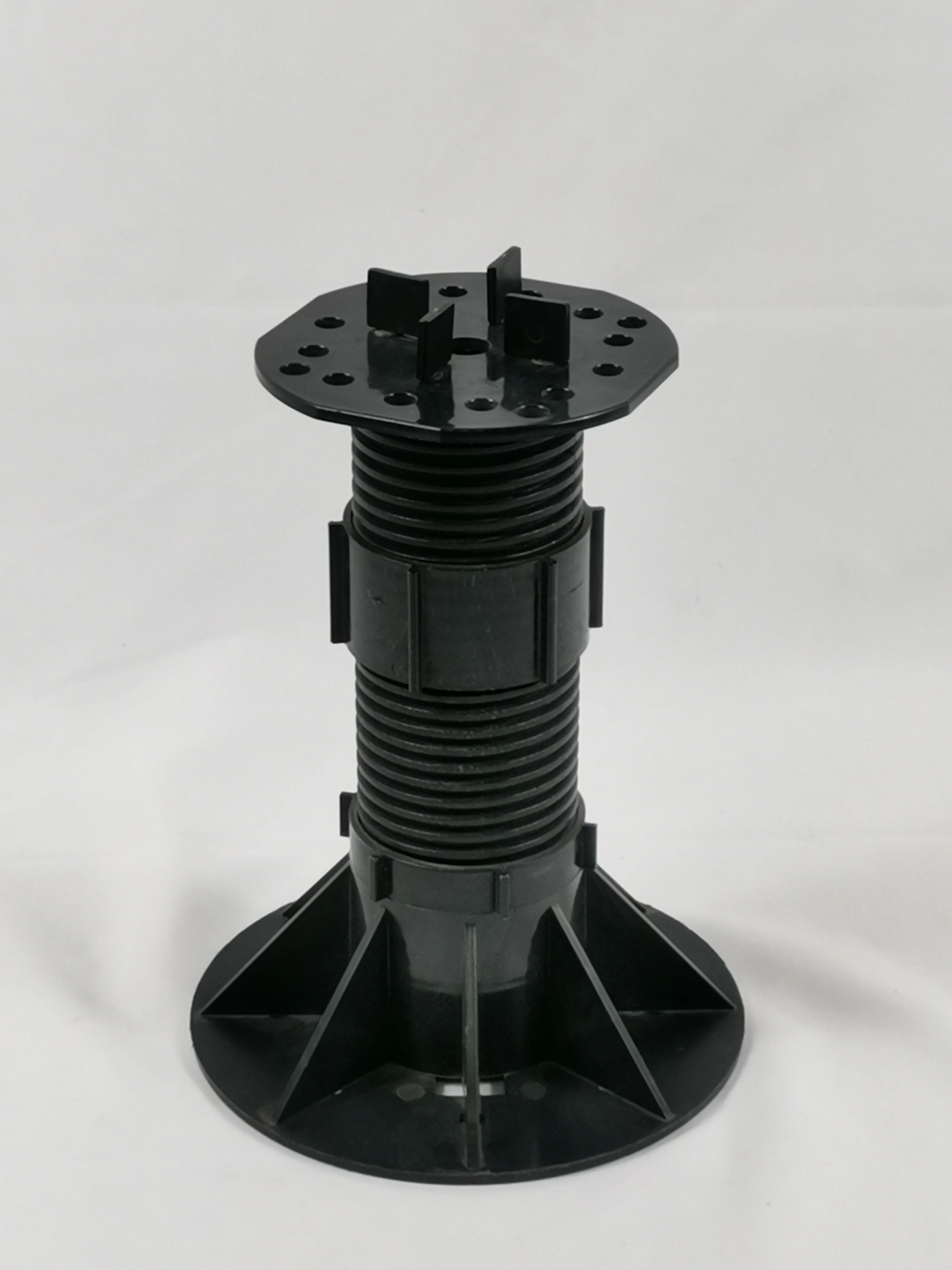 adjustable plastic pedestal used for terrace decking keels stone deck ceramic deck