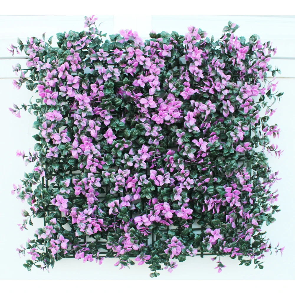 Fashion plastic grass wall boxwood hedge artificial plant panels for home decoration
