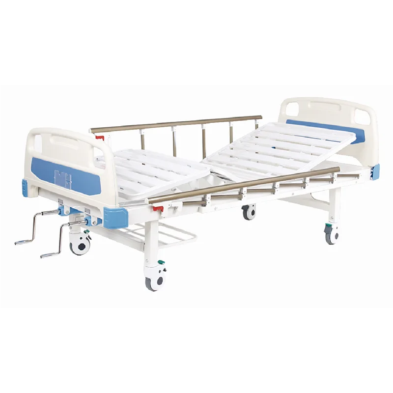 2 cranks hospital bed Patient nursing bed  icu hospital Bed