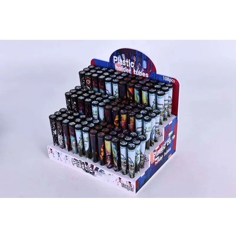 Wholesale High Quality Cone Plastic Tube With Cover Rolling Packing Tube Container