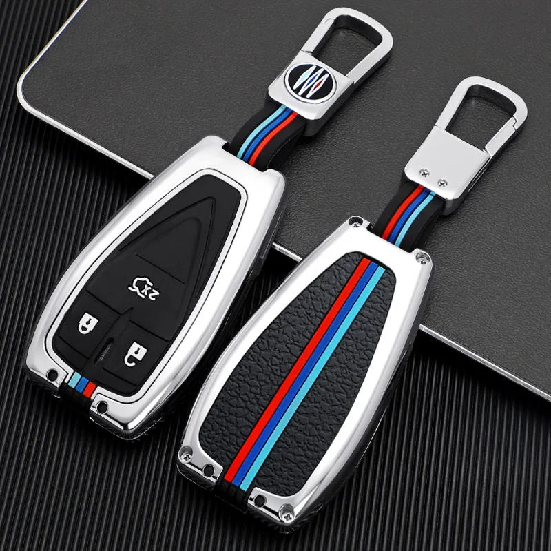 Чехол для автомобильного ключа Changan CS35PLUS CS55PLUS CS75PLUS 2019 из цинкового сплава и силикона