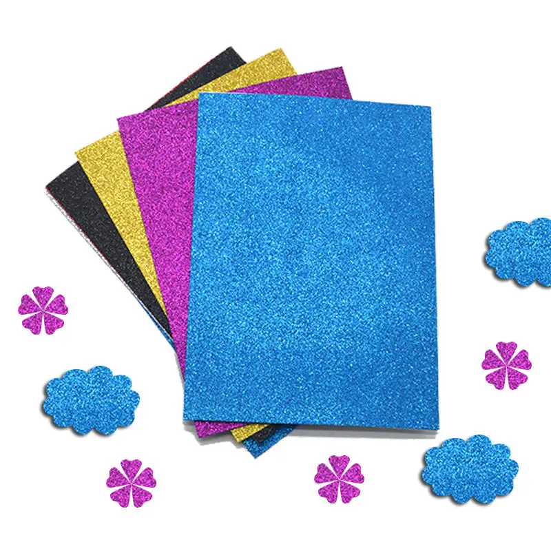Craft Cutters Art Eva Glitter Foam Sheet Foam Sponge Sheets Decal Sheets Patch for Diy