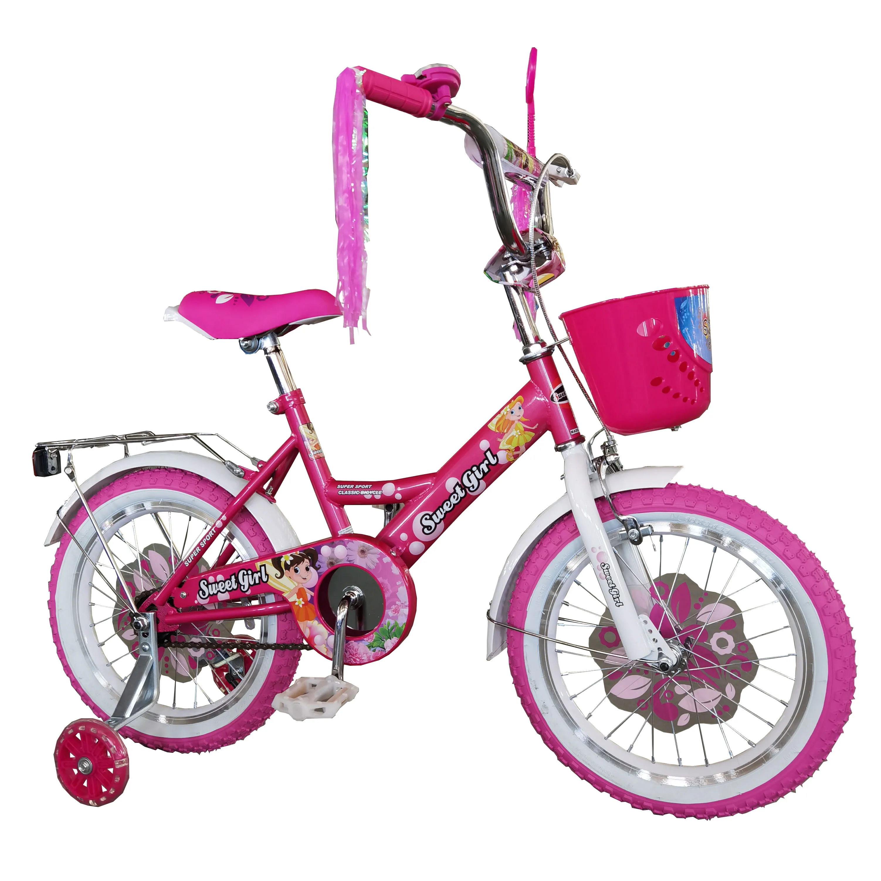 5 year old 16 inch sweet girl good quality new design hot sale  kids bike children bicycle in Russia market