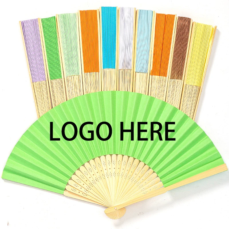Personalized Print Paper Design Paper Fan Wedding Favor Customized Name Paper Hand Fan Wedding Gifts