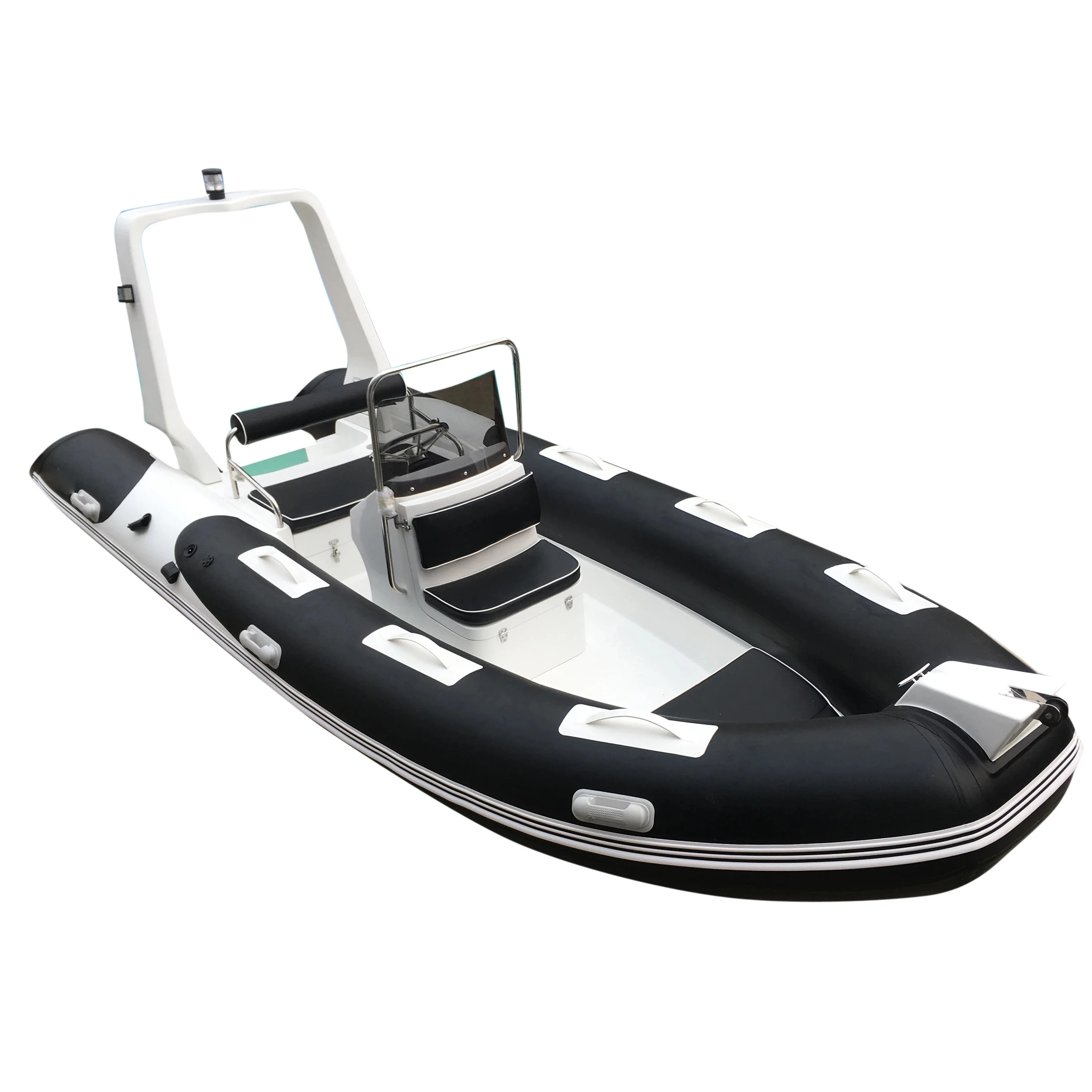 Large 680 700 750 Passengers Tour Deep V Classic Motor Fiberglass Hull 7M 24Ft Rib Boat