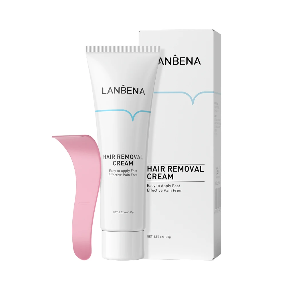 OEM factory LANBENA Aloe vera hair removal cream remover for women